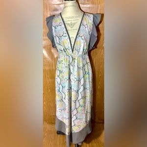 BETSEY JOHNSON Intimate Nightgown Snake Skin Multicolor Large